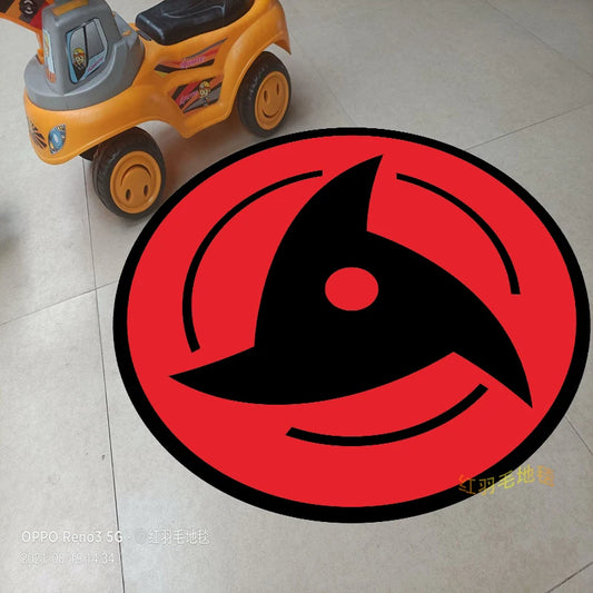 MINISO Uchiha Clan Symbol Circular Rug