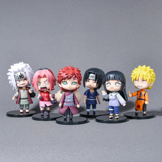 Hot 12Pcs/Set Anime Naruto Shippuden Q-Version PVC Figurines