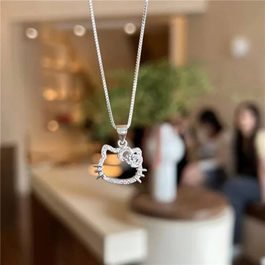 Kawaii Hello Kitty Sanrio Clavicle Chain Pendant Necklace