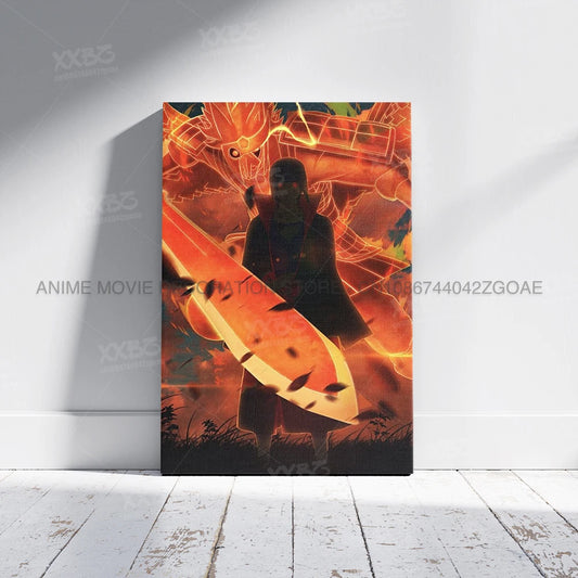 Uzumaki Naruto Home Decor – Uchiha Itachi, Madara &amp; Jiraiya Canvas Wall Art