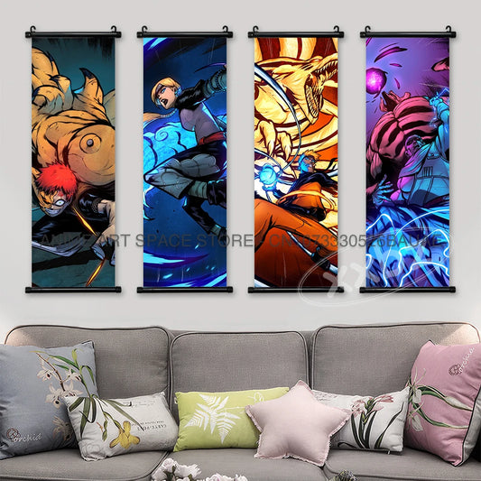 Uchiha Itachi Hanging Canvas – Anime Poster for Home Decor