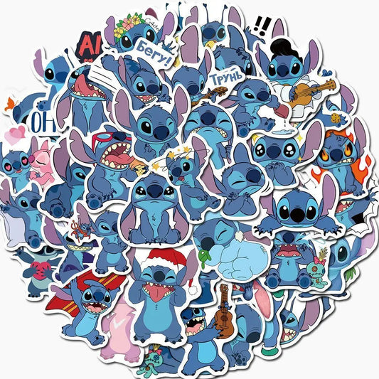 100pcs Stitch Vinyl Stickers