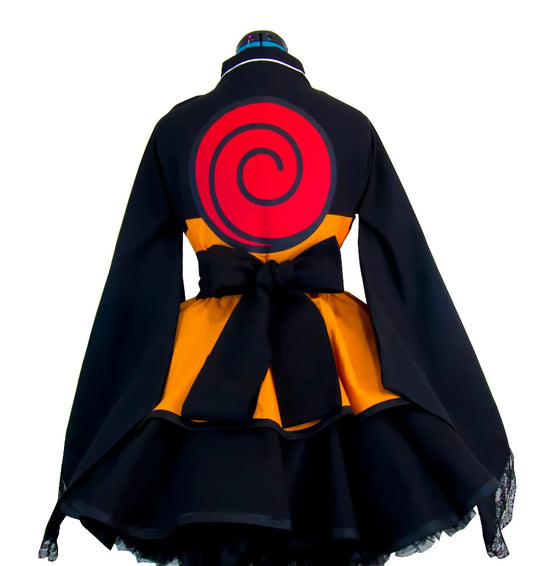 Anime Shippuden Uzumaki Cosplay Costume – Sex Reversion Kimono Lolita Dress for Girls & Women