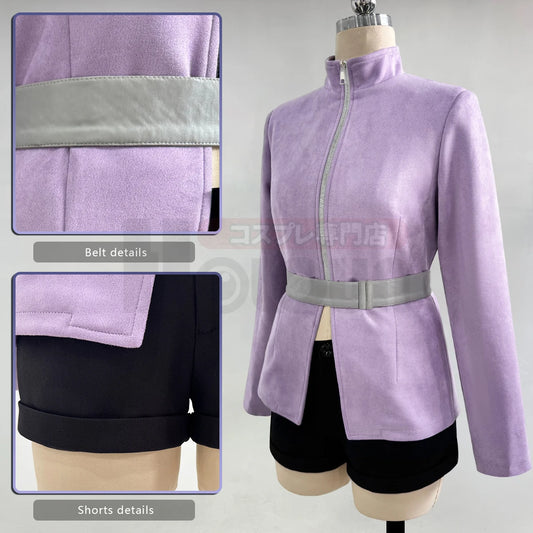 Anime Karin Cosplay Costume – Top, Shorts & Waist Pouch for 2025 Halloween, Conventions & Holidays