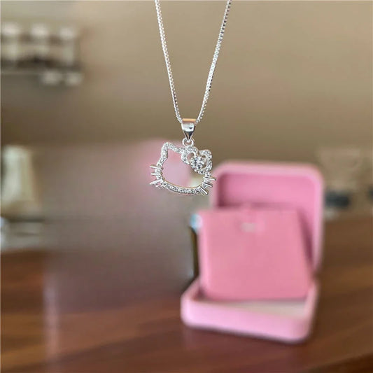 Kawaii Hello Kitty Sanrio Clavicle Chain Pendant Necklace