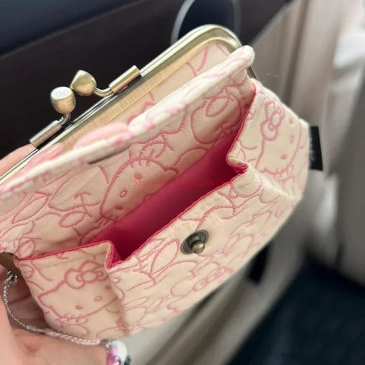 Sanrio Hello Kitty Gold Mouth 2-in-1 Wallet