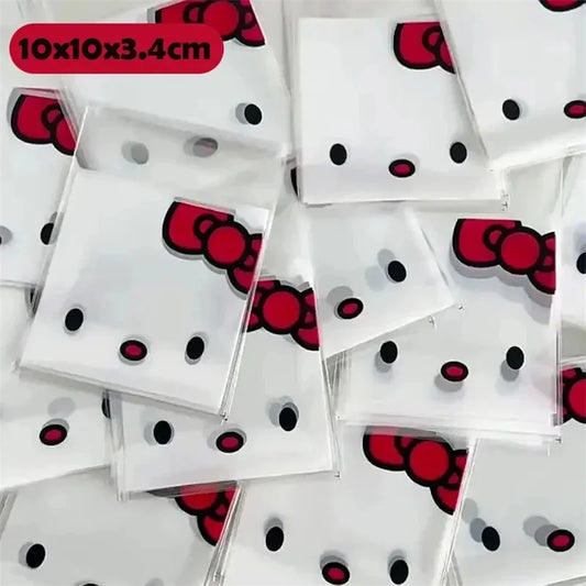 100Pcs Sanrio Hello Kitty Printed Ziplock Bags