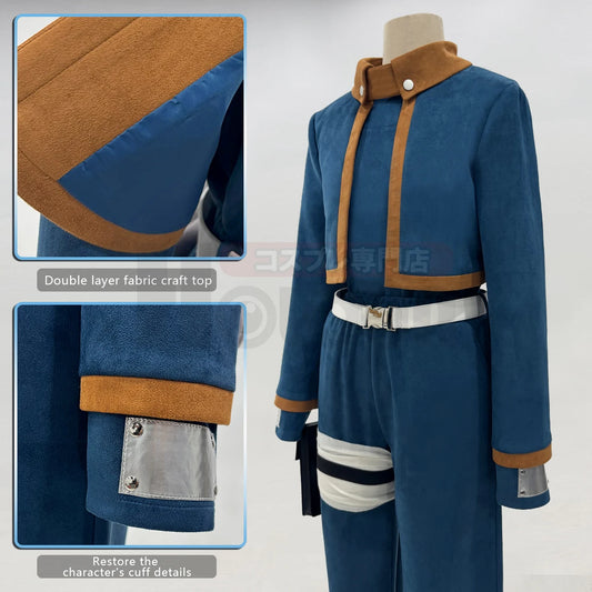 Anime Uchiha Obito Cosplay Costume – Adult Version Shirt, Pants, Waist Bags for Cosplay & Holiday Events