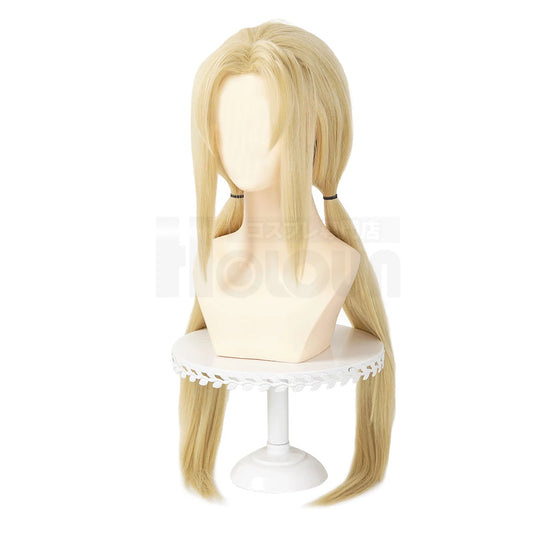 Anime Tsunade Cosplay Wig – Rose Net Synthetic Fiber with Adjustable Heat-Resistant Cap for Halloween & Christmas Cosplay