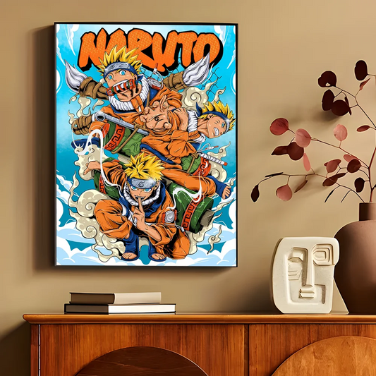 Anime N-Naruto Whitepaper Poster
