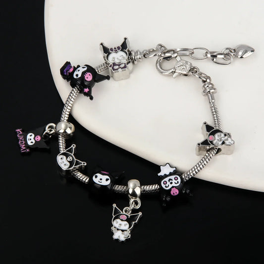 Kawaii Sanrio Pink Hello Kitty & Melody Bracelet