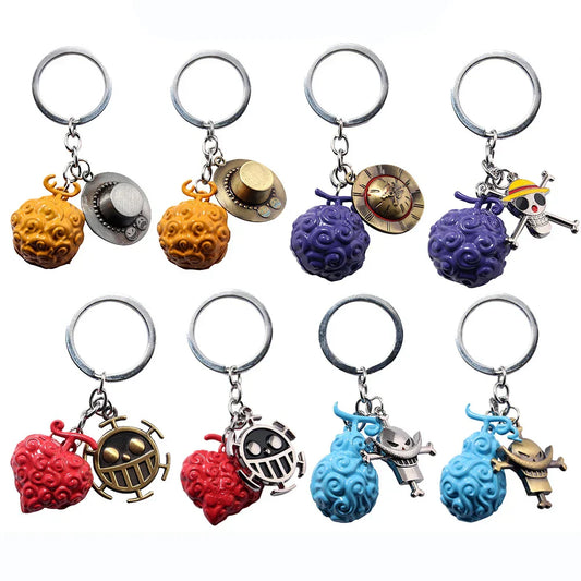 One Piece Devil Fruit Keychain