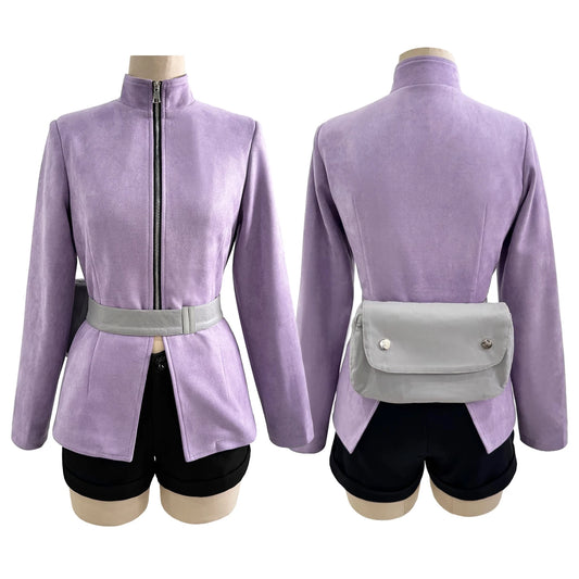 Anime Karin Cosplay Costume – Top, Shorts & Waist Pouch for 2025 Halloween, Conventions & Holidays