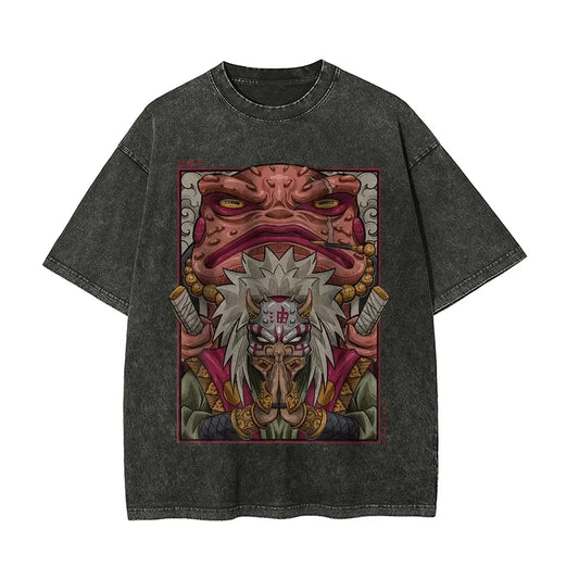 Zilaiya Naruto Retro Anime T-Shirt