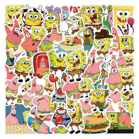 10/30/55PCS Cartoon Cute Kawaii SpongeBob