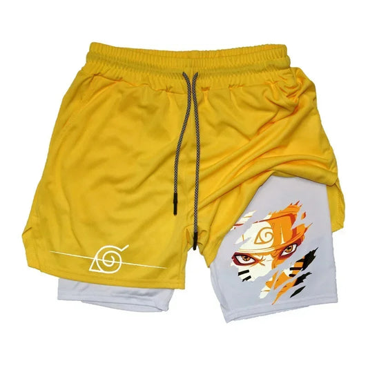 Naruto Anime Gym Shorts