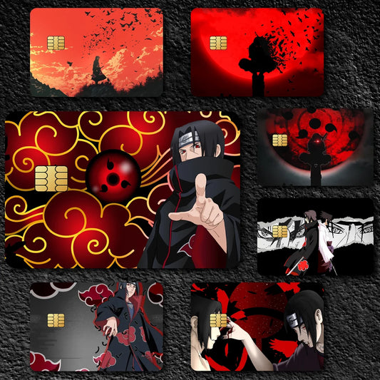 Uchiha Itachi Film Skin Cover Credit Card Stickers