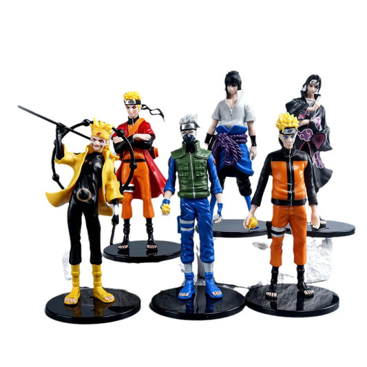 6pcs Naruto Anime Figure Set