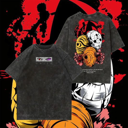 Vintage Washed Obito Uchiha T-Shirt