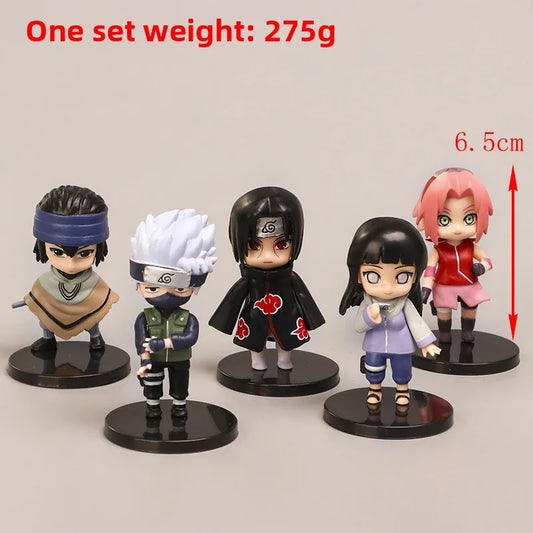 Hot Anime Naruto Shippuden Q Version Figure Set