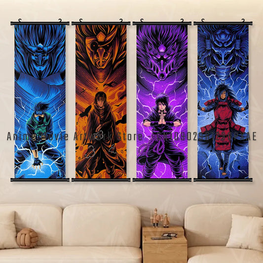 Naruto Canvas Hanging Scroll